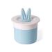 dijiusidy Face Cleaning Bubble Foamer Manual Squeeze Bubbler Foaming Cup Plastic Washable Bathroom Foam Maker Bottle Household Light Blue and White