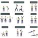 Buy Exercise Bands for Men & Women | Resistance Bands for Home Workouts Yoga & Physical Therapy | 10-150LBS Assorted | International Shipping Available - Buy Online on GoSupps.com
