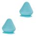 Magiclulu 2st fascia ball massage ball Massage ball with neck pain relaxing tool back-relaxed balls yoga ball massage cone Saugnapf Massage globe fitness relaxation ball TPE 7.30x7.00x7.00cmx2Pcs such as shown