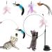 Caliyo Interactive Cat Toys - Funny Birds & Feathers with Strong Suction Cup | Intelligence Toys for Cats - Buy Online on GoSupps.com