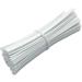 Xchime 100 pcs Wire for face mask Nose Strip Nose Wire for Masks Nose Bridge Wire for Mask Washable Plastic Nose Wire for mask Double Wire Flat Bendable 4 inch x 0.2 inch