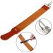 Genuine Leather Razor Strop for Sharp Shaving - Double Sided Sharpening Belt for Razor and Folding Knife - Buy Online on GoSupps.com