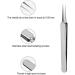 Stainless Steel Pointed Tweezers - Ingrown Hair, Blackhead & Splinter Remover - Buy Online on GoSupps.com