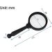 Magnifier with 10X 20X Magnification Lightweight Handheld Magnifying Glass for Reading Inspection Magnifier/Black Comfortable Anniversary - Buy Online on GoSupps.com