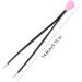 Nail Tweezers Double Sided Nail Art Sticker Silicone Press Rhinestone Picker Nippers Black Nail Tweezers - Buy Online on GoSupps.com