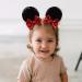 8PCS Sequin Mouse Ears Hair Clips - Glitter Hair Bows for Women & Girls | Costume Party Favor, Halloween & Christmas Decoration - Buy Online on GoSupps.com