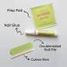 PaintLab Press On Nails - 24 Non-Toxic Fake Nails Set with Glue File & Cuticle Stick | Long Lasting Abstract Almond Design for Women & Girls - Buy Online on GoSupps.com