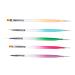 DOITOOL 3 Sets Nail Pen Manicure Pen Nail Drawing Brush Nail Brushes Nail Dotting Pens Manicure Tools Nail Art Diy Tool Manicure Painting Brushes Nail Gel Pens Portable Abs Painting Pen