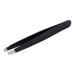 Buy Stainless Steel Eyebrow Hair Tweezers - 1Pc Black Slant Puller for Perfect Beauty & Makeup - Buy Online on GoSupps.com