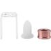 Homemade DIY Silicone Lip Balm Crafts Tool Kit Lipstick Professional Homemade Eco-Friendly Washable Lipstick Molds Beauty Enthusiasts (Star style + single hole stand + rose Star style + single hole stand + rose gold ring - Buy Online on GoSupps.com