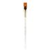 Princeton Artist Brush Co. Lauren Series 4350 - Short Handled Wash Size 1/2 - Single Golden Synthetic Paintbrush for Watercolor and Acrylic Painting