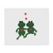 2 x 'Frogs in love' microfiber lens/glasses cloths (LC00022849)