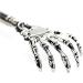 RASCADY Telescopic Back Scratcher - 58cm Extendable Back Crawler for Head & Back Massage - Comfortable Bone Hand - Black - Buy Online on GoSupps.com