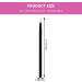Baluue 3pcs Makeup Brush Eyeshadow Brush Eyeshadow Sponge Brush Makeup Applicator Plastic Handle Black - Buy Online on GoSupps.com