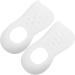 Mobestech Foot Insoles for Men - O Type Leg Shoe Inserts & Arch Support - Comfortable TPR Foot Pads for Plantar Care - 2 Pairs White - Buy Online on GoSupps.com