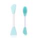 Sioppkik silicone facial mask brush face mask brush face cleaning brush mask brush double-sided mask brush beauty brush tools DIY-make-up accessories 2 pieces