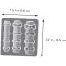 Coheali 5 in 1 Nail Art Silicone Shapes - DIY Gel & Resin Nail Decoration Templates 3D Nail Charms 5.5x5.5cm - Buy Online on GoSupps.com