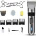 Professional Hair Clippers for Men - Rechargeable Trimmer Kit with LED Display & 4 Guide Combs | Perfect Grooming Gift - Buy Online on GoSupps.com