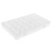 Buy EVSCAN 28-Slot Transparent Plastic Organizer Box - Sustainable Storage for Earrings Neck Chains & Medication - Buy Online on GoSupps.com