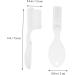 Buifulsic 20-Pack Mini Toothbrushes Soft Nylon Short Handle Safe for Travel & Prisons Clear White Design - Buy Online on GoSupps.com