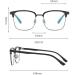 Parwana Anti-Blue Light Reading Glasses +250 C1 | Fatigue Relief & Presbyopia | Large Flat Light Mirror - Buy Online on GoSupps.com