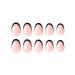 RikView Black French Press on Nails 24 PCs/Set | Medium Almond Glossy Fake Nails for Women - Buy Online on GoSupps.com