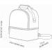 Buy AIFUSI Double-Like Breast Milk Cooling Bag - Waterproof Freshness Backpack for Baby Bottles (Black) - Ideal for International Shipping - Buy Online on GoSupps.com