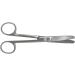 Professional 14 cm Stainless Steel Round Mud Scissors for Home & Garden Use - Ideal for Florists & DIY Projects - Buy Online on GoSupps.com