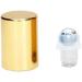 Hustar 5ml Essential Oil Roll-on Bottles - 12 Pack - Refillable Glass Perfect for Aromatherapy Gold Finish - Buy Online on GoSupps.com