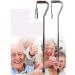 Canes Aluminum Alloy Retractable Crutches for The Elderly Ultra Light and Durable Cane (Bright Silver) (Coffee) Innovate - Buy Online on GoSupps.com