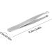 Nose Hair Tweezers Stainless Steel Round Tip Face Hair Remover Eyelash Eyebrow Tweezers Manicure Tackle - Buy Online on GoSupps.com