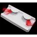 Dorisue Red Feather Eyelashes: Sexy Red Winged Costume Lashes for Halloween & Parties - Buy Online on GoSupps.com