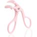 Eyelash Curlers Plastic Eyelash Curler with Silicone Refill Pads Premium Cute Small Eye Lash Curler for No Pinching or Pulling Makeup Tool for Women - Pink