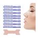 MIBICIRI 100 Pcs Nasal Strips Expansion of Nasal Passages for Reduce Snoring Anti Snoring Improve Sleeping (Large Size:66mm*19mm)
