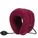 Cervical Neck Traction Device Adjustable Neck Stretcher Neck Support Brace Neck Traction Pillow Provides Neck Tension Relief for Home Use Neck Decompression (Rose red)