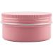 empty jars with lids cosmetic jar B0CKBSQRLW10 PC 30ml Empty Pink Round Aluminum Tin Jars with Screw Lids Cosmetics Lip Balm Containers Pots with 5X Spoon 1x Labels (Color : Roze Size : 30ml) (Colo - Buy Online on GoSupps.com