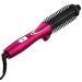 Mini Collapsible Hair Curler: Tangle-Free Dual Voltage Curling Iron Brush & Volumizer Tourmaline Ceramic Ionic Hot Brush - Travel-Friendly Styling Wand (Rose) - Buy Online on GoSupps.com