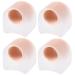 Gatuida Toe Separator Toe Separator Toe Separator Toe Spacer Separators 2 Pairs Silicone Toe Spacers with Lining Bunion Corrector for Overlapping Toe Bunion Thumb Splint Thumb Splint Thumb Splint 3.6x3.5cm