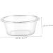 OFFSCH Transparent Plastic Washbasin Wash Basin Plastic Face Cleaning Basin Salon Washing Basin Wash Plastic Basin Foot Soaking Basin Kitchen Sink Bowl Wash Bowl Vegetable Bowl Baby Large Transparent 26.7x25.7cm - Buy Online on GoSupps.com