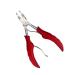 DRESSOOS 1pc Nail Clippers Fingernail Clipper Needle Nose Pliers Jewelry Making Pliers Nail Implements Nail Salon Nail Care Kit Nail Tool Toenail Red Ingrown Nails Manicure Stainless Steel