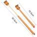 DAGEE Wooden Back Scratcher - Telescopic Bamboo Self-Massage Device | Extendable Beige Back Massager for Relaxation - Buy Online on GoSupps.com