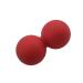 Fomiyes Oltnuss-Yogarolle Yoga ball peanut ball Plantar fasciitis-massage silicone gag pussy double massage massage ball peanut balls massage ball fascia ball fitness red