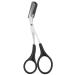 Curved Detachable Eyebrow Tool Scissors Portable Comb Eyebrow