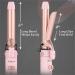 4-in-1 Interchangeable Automatic Rotating Curling Iron & Thermal Brush Set - Pink | Instant Heat 410 F for Effortless Curls - Buy Online on GoSupps.com