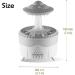 Mushroom Aromatherapy Essential Oils 350ML - Adjustable 7 LED Night Light for Relaxation & Sleep - Grey - Buy Online on GoSupps.com