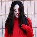 Long Hair Ghost Horror Devil Mask Halloween Mask Scary Challenge Games Evil Costume Halloween Cosplay Party Decoration Props