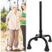 SilteD Walking Stick Elderly Crutches Accessories Anti-Slip Feet Covered Four-Legged for Crutch Walking Staff Cane Support Brace Stick Quad Mobility - Buy Online on GoSupps.com