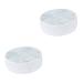 JECOMPRIS 2 STK lens cover travel case for contact lenses contact lens-inserting container container contact lens container lens holder lens holder lens cap white whitex2stk mediumx2pcs