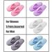 Soft Fleece Spa Flip Flops Set | 5 Pairs Guest & Hotel Slippers | Unisex House Shoes for Salons & Parties | Washable & Reusable - Buy Online on GoSupps.com