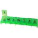 Apex 7-Day Push to Open Pill Organizer - Daily AM/PM Medication Dispenser in Green | Perfect for International Shipping - Buy Online on GoSupps.com